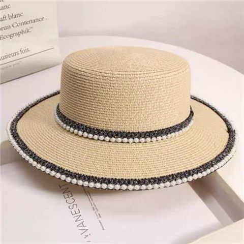 Nón Cói Cao Bồi Ngọc Trai Vành Ngắn Thời Trang Nữ - Đẹp Cho Du Lịch, Cafe, Dạo Phố, Chụp Ảnh Sống Ảo