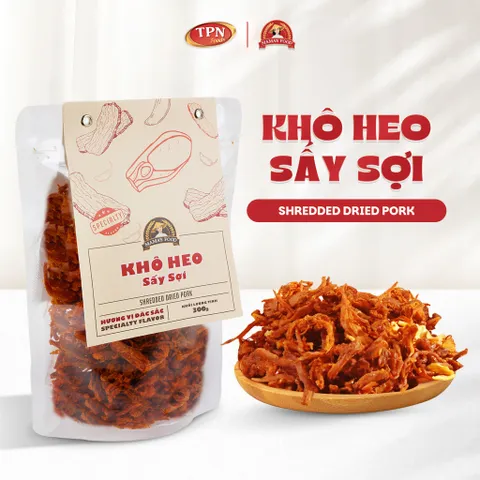 Khô Thịt Đặc Sản Mama's Food - Thịt Sấy Thủ Công Vị Đậm Đà, Ngon Như Nhà Làm - Món Ăn Vặt Lý Tưởng Cho Mọi Dịp