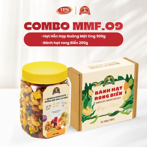 Bánh Hạt Hỗn Hợp Dinh Dưỡng Mama's Food – Snack Healthy Giòn Tan, Vị Đa Dạng (Gừng, Matcha, Chocolate, Xoài) - Tiện Lợi Mang Đi