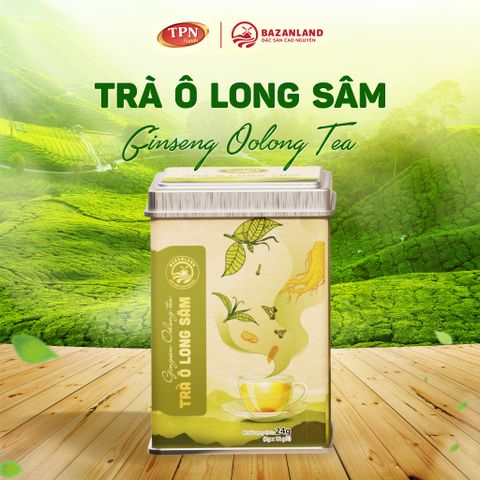 Trà Cao Nguyên Bazanland - Bộ Sưu Tập Hương Vị Đặc Trưng Việt Nam - Trà Atisô, Trà Ô Long, Trà Xanh Hộp Thiếc Cao Cấp