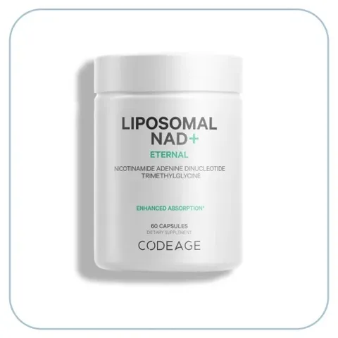 Viên uống đẩy lùi lão hóa Codeage Liposomal NAD+ 60 viên - Tăng cường năng lượng, cải thiện trí nhớ, hỗ trợ sức khỏe tổng thể
