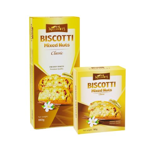Biscotti Mixed Nuts Classic bánh nướng cao cấp hương vị tinh tế từ hạt rang thượng hạng 90g/180g