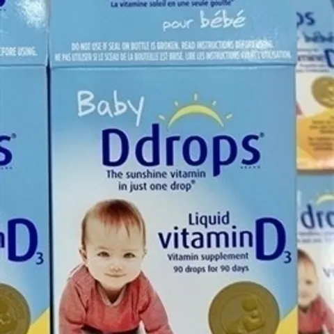 Vitamin D3 Baby Ddrops 90 giọt 400UI 2,5ml - Bổ sung vitamin D tự nhiên cho trẻ sơ sinh, hỗ trợ phát triển xương và hệ miễn dịch