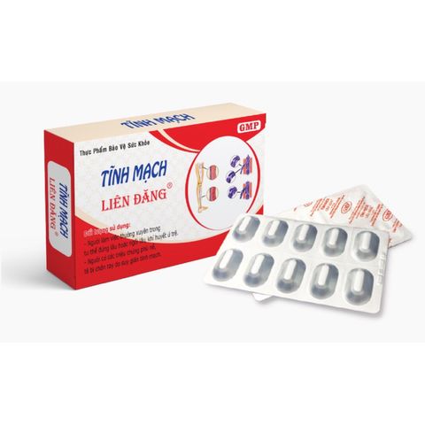 Tĩnh Mạch Liên Đăng 30 Viên - Hỗ Trợ Thoải Mái Chân, Giảm Đau Nhức & Sưng Do Suy Giãn Tĩnh Mạch, Duy Trì Sức Khỏe Hệ Thống Tuần Hoàn