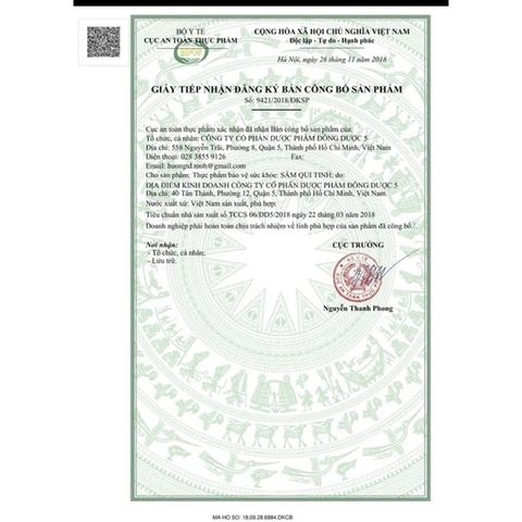 Sâm Quy Tinh Quận 5 - Thực Phẩm Chức Năng Bổ Thận, Bổ Huyết, Hỗ Trợ Sức Khỏe Tăng Cường Thể Lực 300ml