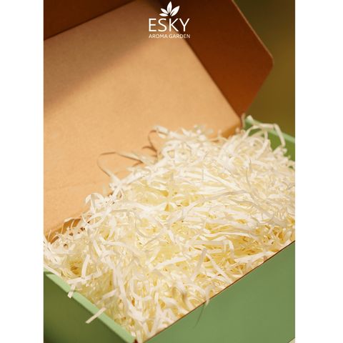 Hộp Quà Cao Cấp ESKY AROMA GARDEN - Hộp Giấy Đựng Quà Sang Trọng (15x25x10cm) kèm Giấy Rơm - Quà Tặng Ý Nghĩa cho Mọi Dịp Lễ