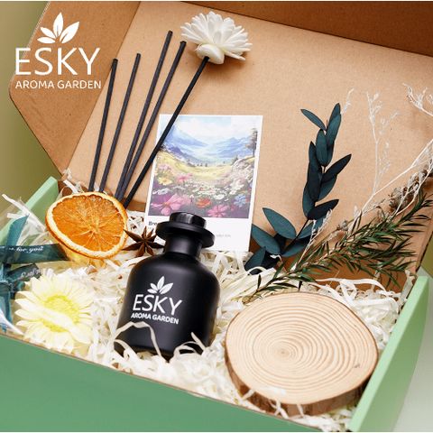 Set Quà Tặng Tinh Dầu Khuếch Tán Cắm Que ESKY AROMA GARDEN - Quà Tặng Ý Nghĩa Sinh Nhật Nam Nữ, Tạo Hương Thơm Thư Giãn 20/11