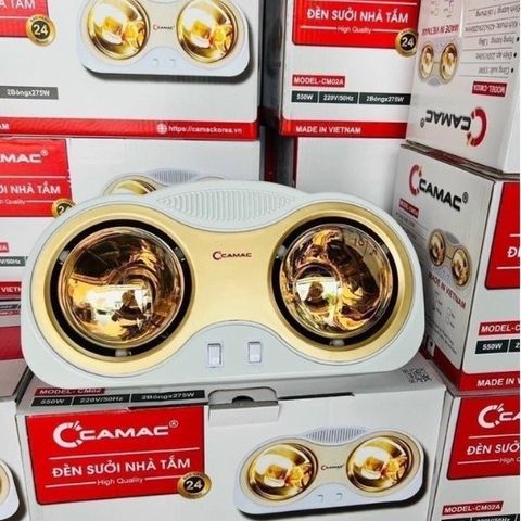 Đèn Sưởi Nhà Tắm 3 Bóng Camac CM03 - Công Suất 825W, Tiết Kiệm Năng Lượng, Giúp Ấm Áp Thoải Mái Trong Mùa Đông
