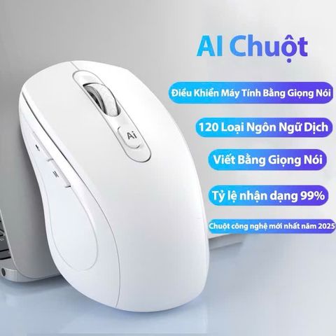 Chuột Thông Minh AI Điều Khiển Giọng Nói - Phiên Dịch 120 Ngôn Ngữ, Kết Nối Bluetooth, Thiết Kế Tiện Dụng BAK