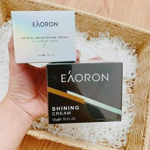 Kem Dưỡng Trắng Da Ban Ngày Eaoron Crystal White 50ml - Chống Nắng SPF15, Dưỡng Ẩm, Sáng Da, Chống Lão Hóa