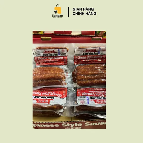 Lạp xưởng Kam Yen Jan Thượng Hạng Trung Quốc - Sausage 500g Chất Lượng Cao, Nguyên Liệu An Toàn Từ Mỹ