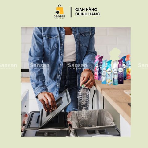 Xịt Thơm Phòng Febreze Air Mist 250g - Khử Mùi Hôi Hiệu Quả, Hương Tropical Bora Bora, Set 4 Chai - Sản Phẩm Nội Địa Mỹ