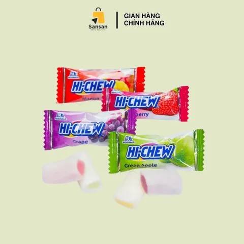 Kẹo dẻo trái cây Hi-Chew USA 850g - Kẹo nhai mềm vị trái cây tự nhiên, không phẩm màu, không chất bảo quản, ăn vặt ngon miệng