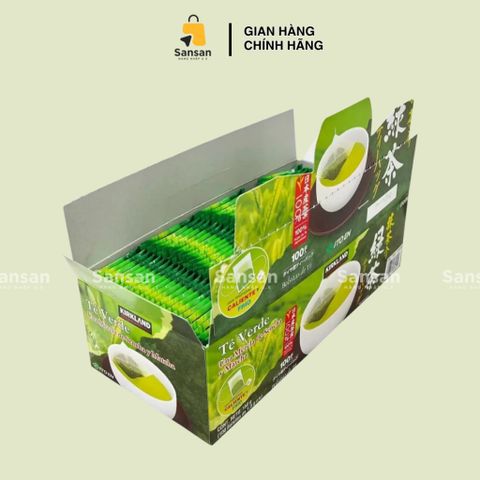 Trà xanh túi lọc Kirkland Signature Sencha & Matcha 100 gói - Trà xanh Nhật Bản, hỗ trợ giảm cân, thanh lọc cơ thể, nhập khẩu Mỹ.