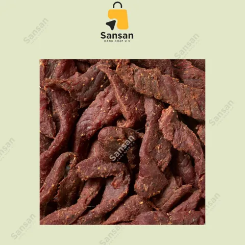 Khô Bò Thượng Hạng Kirkland Steak Strips Dày 340g - Thịt Bò Mỹ Nhập Khẩu - Hương Vị Đậm Đà, Không Chất Béo, Đánh Giá 5 Sao