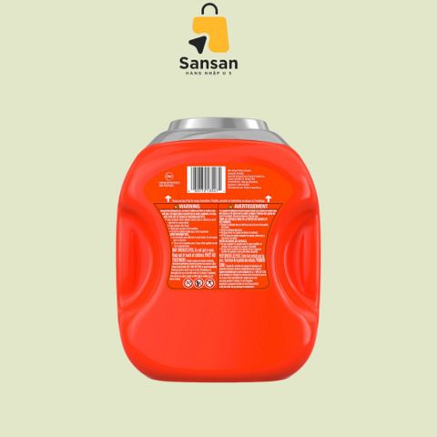 Viên giặt Tide Pods 4 in 1 Downy April Fresh - 104 viên 2.7kg, công nghệ làm sạch và khử mùi hôi, hàng Mỹ chính hãng