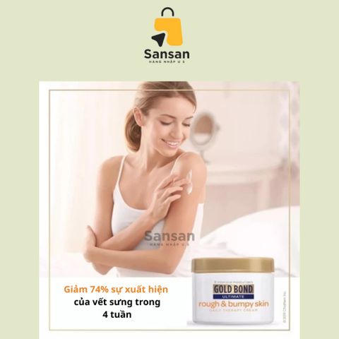 Kem Dưỡng Da Toàn Thân GOLD BOND Ultimate - Giảm Khô Sần, Cấp Ẩm Mịn Màng, 226g