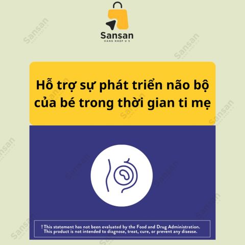 Vitamin Postnatal Multi DHA 60 viên Nature Made - Hỗ trợ phục hồi sức khỏe mẹ sau sinh, tăng cường tiết sữa cho bé