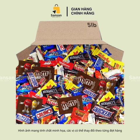 Kẹo Socola Kirkland Mỹ Mix Nhiều Vị 150 Viên 2.55kg - Hàng Chính Hãng, Nguyên Chất, Quà Tặng Tuyệt Vời