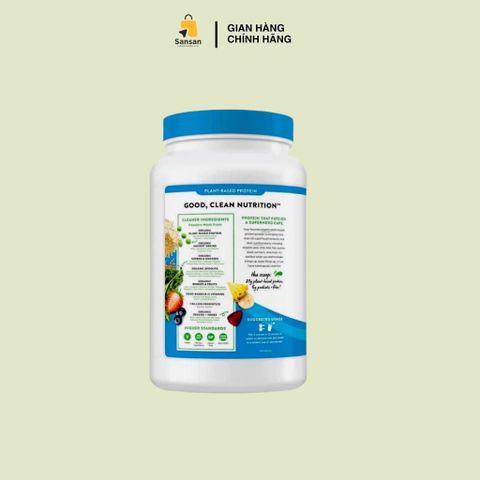 Bột Đạm Hữu Cơ Orgain Organic Protein Chocolate/Vani 1.2kg - Thực Phẩm Bổ Sung Dinh Dưỡng Chay, Giảm Cân, Tăng Cường Sức Khỏe