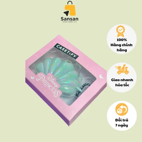 Ốp Airpod Pro 2 CASETiFY Công chúa Disney Princess Ariel's Seashell Vỏ Sò