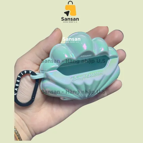 Ốp Airpod Pro 2 CASETiFY Công chúa Disney Princess Ariel's Seashell Vỏ Sò