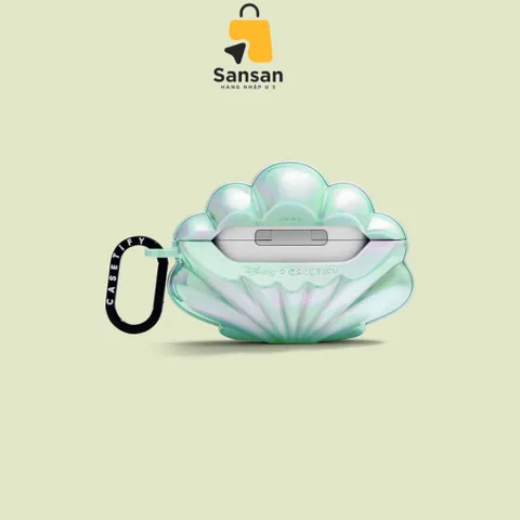 Ốp Airpod Pro 2 CASETiFY Công chúa Disney Princess Ariel's Seashell Vỏ Sò