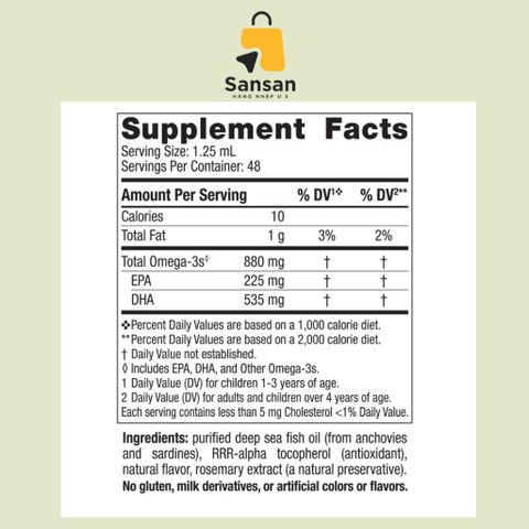 Siro DHA Trẻ Em Nordic Naturals Xtra 60ml - Hỗ Trợ Phát Triển Não Bộ và Thị Giác, Hương Vị Trái Cây Ngon Miệng
