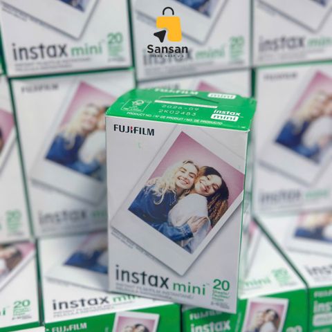 Giấy in ảnh Instax Mini Fujifilm Viền Trắng - Tương thích với Máy Chụp Lấy Liền Instax Mini và Lomography