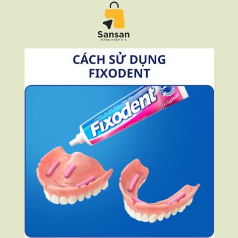 Keo Dán Hàm Giả Fixodent Original 68g - An Toàn, Dễ Dùng, Tự Tin Giao Tiếp - Hàng Mỹ Chất Lượng Cao