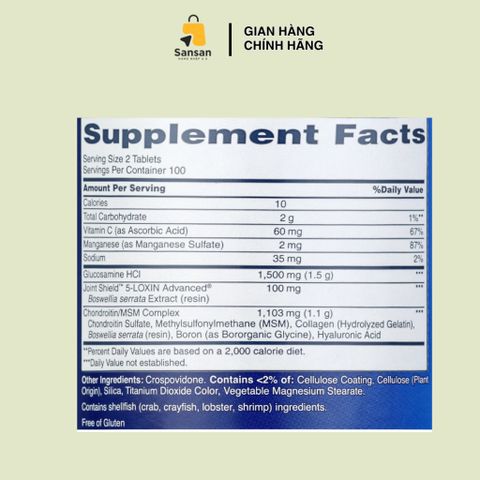 Osteo Bi-Flex Triple Strength Glucosamine 200 Viên - Bổ Sung Dinh Dưỡng Cho Sức Khỏe Xương Khớp, Hỗ Trợ Đau Nhức Và Thoái Hóa Khớp