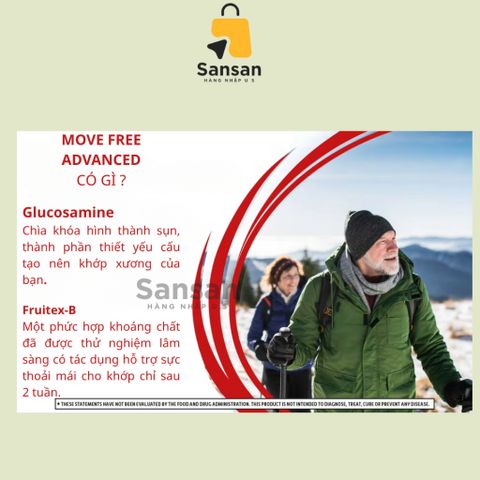 Viên Uống Bổ Khớp Schiff Move Free Joint Health Advanced 200 Viên - Hỗ Trợ Sức Khỏe Xương Khớp, Giảm Đau Khớp, Tăng Cường Linh Hoạt