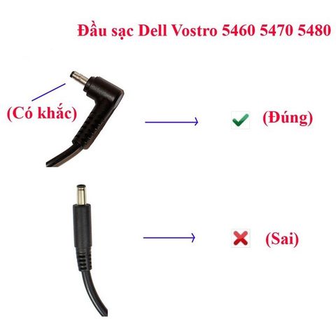 Sạc Laptop Dell Vostro 5460 5470 5480 5560 Chân khấc 4.0mm x 1.7mm 19.5V - 4.62A, Bảo hành 12 tháng, Phụ kiện chính hãng chất lượng