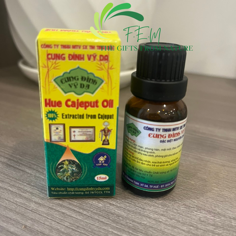Dầu Tràm Nguyên Chất Cung Đình Vỹ Dạ 100ml - Hỗ Trợ Mẹ & Bé, Đuổi Muỗi, Giữ Ấm, An Toàn cho Trẻ Sơ Sinh