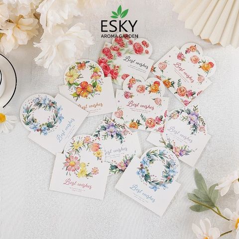 Thiệp Hoa ESKY Aroma Garden - Thiệp Chúc Mừng Cảm Ơn Trang Trí Sang Trọng - Quà Tặng Sinh Nhật, Lễ Tết, Kỷ Niệm