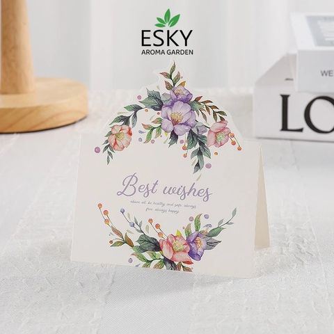 Thiệp Hoa ESKY Aroma Garden - Thiệp Chúc Mừng Cảm Ơn Trang Trí Sang Trọng - Quà Tặng Sinh Nhật, Lễ Tết, Kỷ Niệm