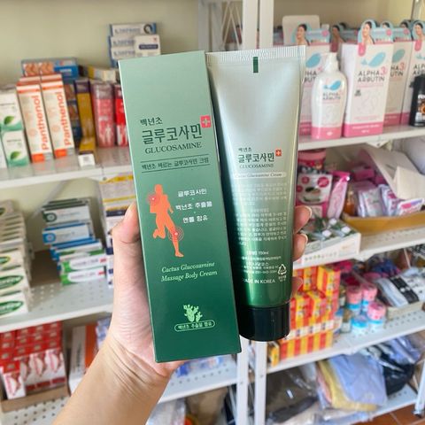 Dầu Lạnh Glucosamine Hàn Quốc 150ml - Xoa Bóp Giảm Đau Khớp Cổ Vai Gáy, Hỗ Trợ Thể Thao và Tư Thế Ngồi Chính Hãng