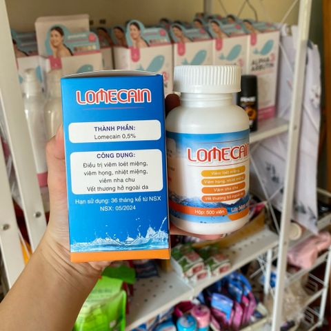 Lomecain Nhiệt Bạch Mai 500v - Thuốc Hạ Sốt Nhiệt Miệng An Toàn Cho Trẻ Em và Người Lớn