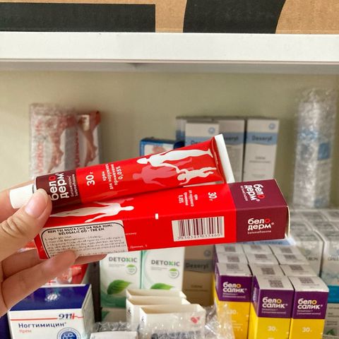 Kem Bôi Mẩn Ngứa Belosalic 30g - Hỗ Trợ Da Dị Ứng, Nổi Mề Đay, Ngứa Phát Ban, Da Bong Tróc, Chăm Sóc Da Cho Trẻ Em và Người Lớn