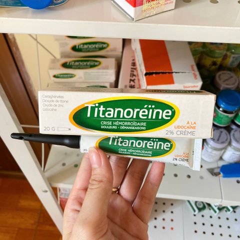 Kem bôi tri ~ Titanoreine của Pháp tuýp 20gr Có Ống Bôi