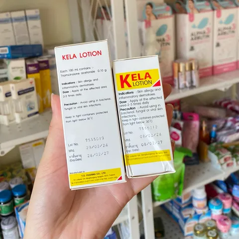 Kela Lotion Thái Lan 30ml/60ml - Dưỡng Da Chống Viêm Lỗ Chân Lông, Phục Hồi Da Bị Sần Sùi, Sản Phẩm Chăm Sóc Da Mặt