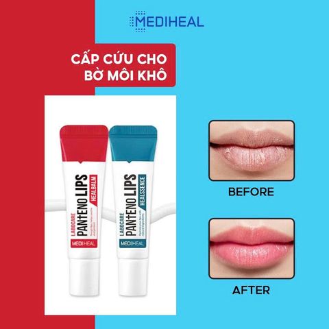 Son Dưỡng Môi Mediheal Labocare Pantenolips 10ml - Giải Pháp Chăm Sóc Môi Khô, Hồng Hào, Tươi Tắn Từ Hàn Quốc