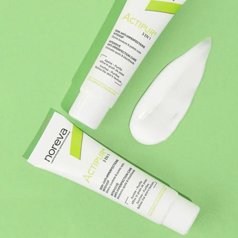 Noreva ACTIPUR 3-in-1 Kem Trị Mụn Cho Da Nhạy Cảm - Giải Quyết Mụn Nhanh Chóng, Làm Dịu và Ngăn Ngừa Tái Phát