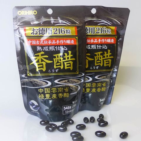 Viên giấm đen khỏe đẹp vóc dáng Orihiro Japan 216 viên