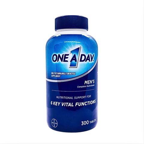 Vitamin Tổng Hợp One A Day Men Dành Cho Nam Dưới 50 Tuổi - 300 Viên Bổ Sung Tăng Cường Năng Lượng Và Sức Khỏe Miễn Dịch