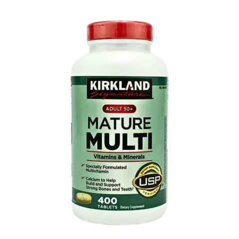 Vitamin tổng hợp Kirkland Mature Multi Adult 50+ (400 viên)