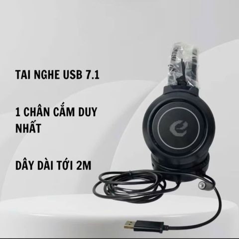 Tai Nghe Gaming BAK T1 Có Micro Đàm Thoại USB Âm Thanh 7.1 LED RGB - Tai Nghe Chơi Game PUBG Chất Âm Bass Tuyệt Hảo