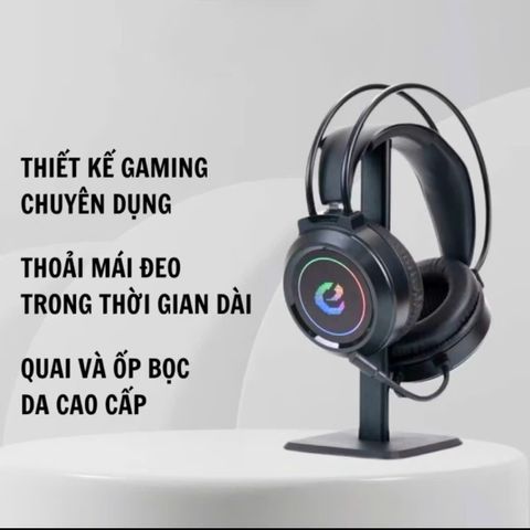 Tai Nghe Gaming BAK T1 Có Micro Đàm Thoại USB Âm Thanh 7.1 LED RGB - Tai Nghe Chơi Game PUBG Chất Âm Bass Tuyệt Hảo