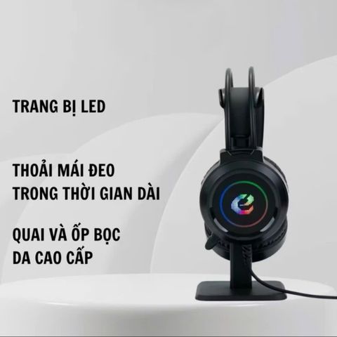 Tai Nghe Gaming BAK T1 Có Micro Đàm Thoại USB Âm Thanh 7.1 LED RGB - Tai Nghe Chơi Game PUBG Chất Âm Bass Tuyệt Hảo