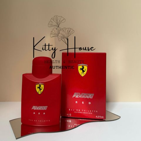Nước hoa nam Ferrari Red Eau De Toilette 125ml - Hương Citrus Tươi Mát, Thích Hợp Cho Mọi Dịp, Đậm Chất Nam Tính
